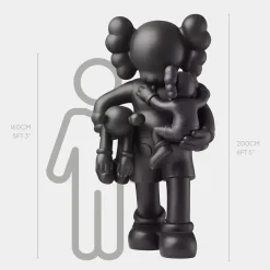 Lucify Go 200cm Black Resin Indoor Sculpture