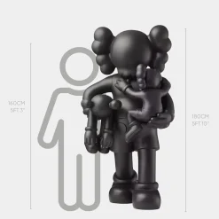 Lucify Go 180cm Black Resin Indoor Sculpture