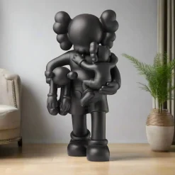 Lucify Go 180cm Black Resin Indoor Sculpture