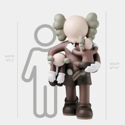 Lucify Go 180cm Brown Resin Indoor Sculpture
