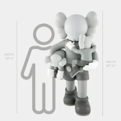 Lucify Go 180cm Grey Resin Indoor Sculpture