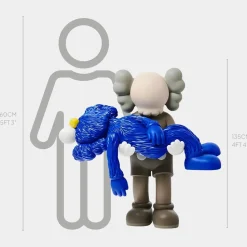 Lucify Guardian 135cm Blue Resin Indoor Sculpture