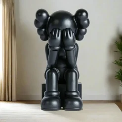 Lucify Hide 163cm Black Resin Indoor Sculpture