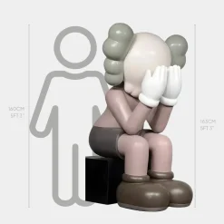 Lucify Hide 163cm Brown Resin Indoor Sculpture