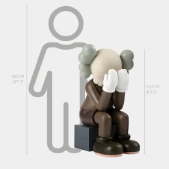 Lucify Hide 130cm Brown Resin Indoor Sculpture