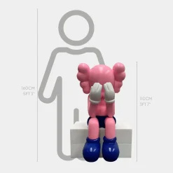 Lucify Hide 110cm Pink Resin Indoor Sculpture