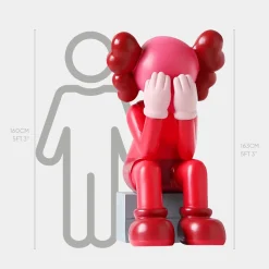 Lucify Hide 163cm Red Resin Indoor Sculpture