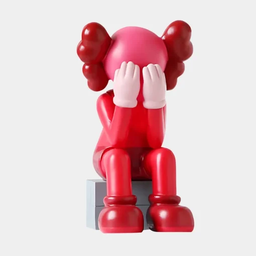 Lucify Hide 70cm Red Resin Indoor Sculpture