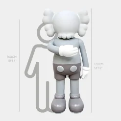 Lucify Motion 170cm Grey Resin Indoor Sculpture v1