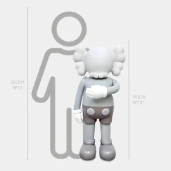 Lucify Motion 130cm Grey Resin Indoor Sculpture v2