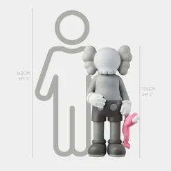 Lucify Playtime 130cm Grey Resin Indoor Sculpture