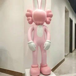 Lucify Rabbit 170cm Pink Resin Indoor Sculpture