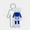 Lucify Seek 135cm Deep Blue Resin Indoor Sculpture