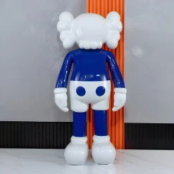 Lucify Seek 170cm Deep Blue Resin Indoor Sculpture