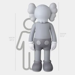 Lucify Seek 220cm Grey Resin Indoor Sculpture