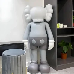 Lucify Seek 70cm Grey Resin Indoor Sculpture
