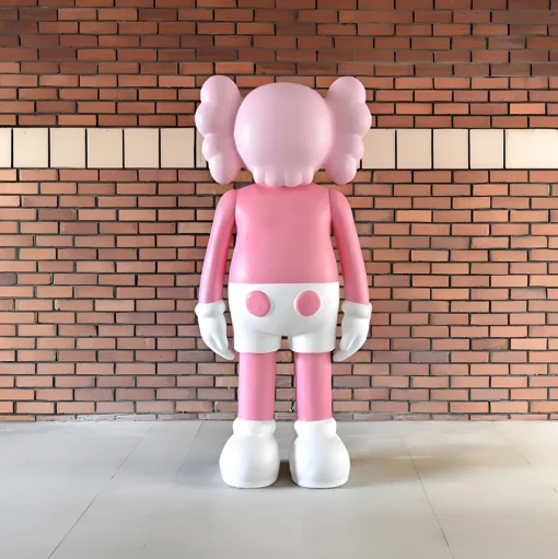 Lucify Seek 170cm Pink Resin Indoor Sculpture