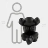 Lucify Solace 92cm Black Resin Indoor Sculpture