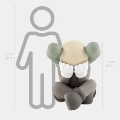 Lucify Solace 92cm Brown Resin Indoor Sculpture