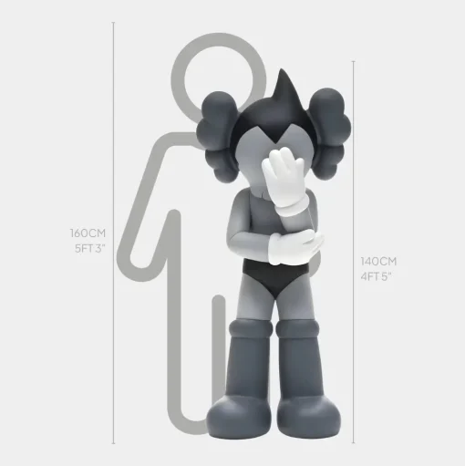 Lucify Starboy 140cm Grey Resin Indoor Sculpture