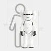 Lucify Trooper 135cm Black Resin Indoor Sculpture