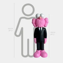 Lucify Vogue 130cm Black Resin Indoor Sculpture