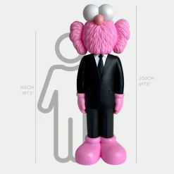 Lucify Vogue 200cm Black Resin Indoor Sculpture