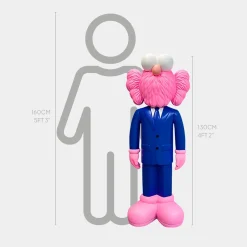 Lucify Vogue 130cm Blue Resin Indoor Sculpture v2