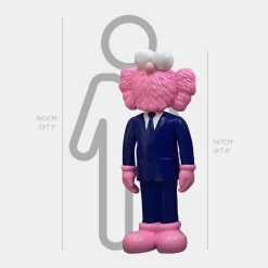 Lucify Vogue 147cm Blue Resin Indoor Sculpture v1