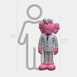 Lucify Vogue 130cm Grey Resin Indoor Sculpture