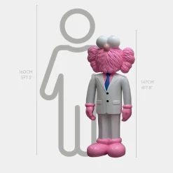Lucify Vogue 147cm Grey Resin Indoor Sculpture