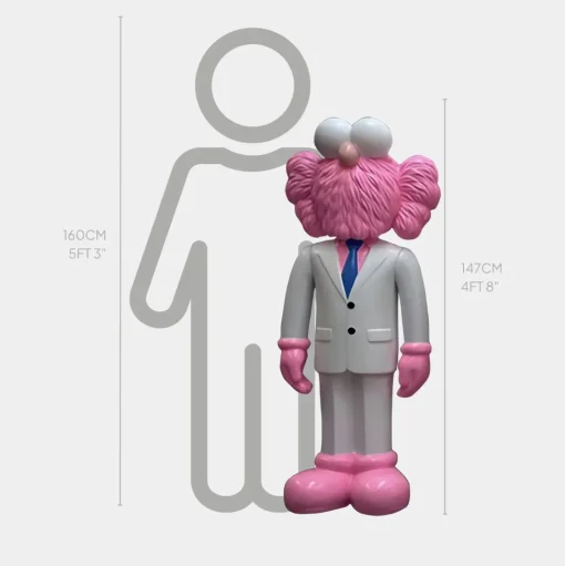 Lucify Vogue 147cm Grey Resin Indoor Sculpture