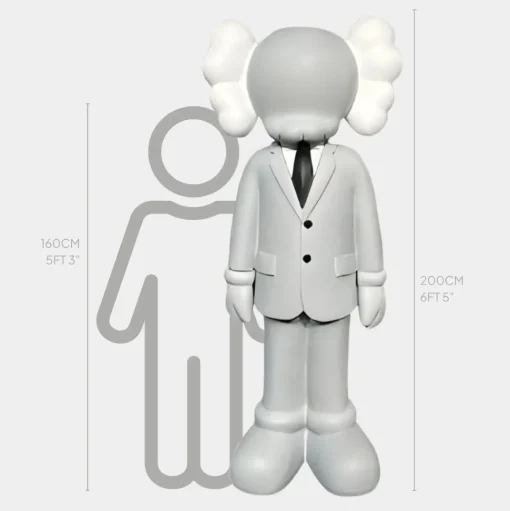 Lucify Vogue 200cm Grey Resin Indoor Sculpture