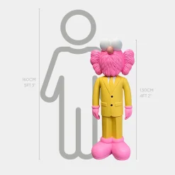 Lucify Vogue 130cm Yellow Resin Indoor Sculpture