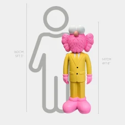 Lucify Vogue 147cm Yellow Resin Indoor Sculpture
