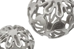Lumi Spheres 21cm Silver Metal Indoor Sculptures