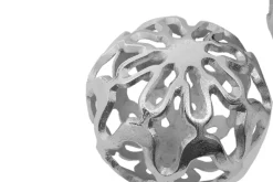 Lumi Spheres 21cm Silver Metal Indoor Sculptures