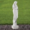 Madonna & Child 45cm Marble Resin Garden Statue