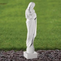 Madonna & Child 45cm Marble Resin Garden Statue
