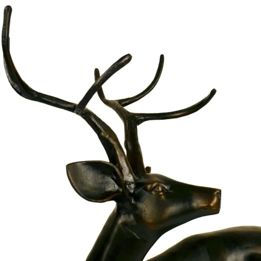 Majestic Deer Bronze Metal Garden Statue