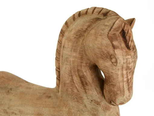 Majestic Horse 50cm Wood Indoor Statue