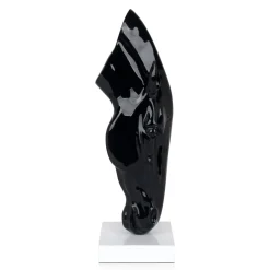 Majestic Horse Head 70cm Black Resin Indoor Sculpture