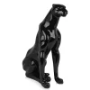 Majestic Panther 78cm Black Resin Indoor Sculpture