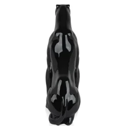 Majestic Panther 78cm Black Resin Indoor Sculpture