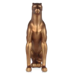 Majestic Panther 78cm Bronze Resin Indoor Sculpture
