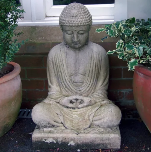 Meditation Buddha Stone Garden Statue