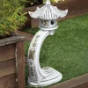 Medium Curved Japanese Pagoda Stone Garden Ornament