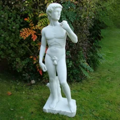 Michelangelo David 85cm Marble Resin Garden Statue