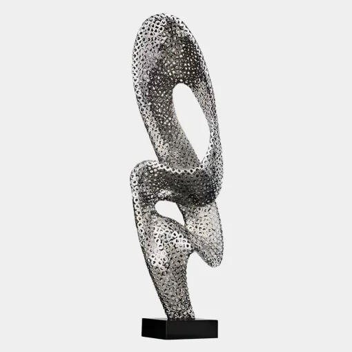Mirage Evolution 110cm Silver Metal Indoor Sculpture