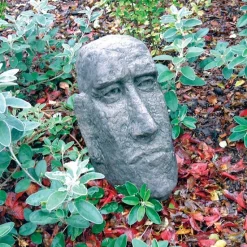 Moai Easter Island Head 39cm Stone Garden Ornament